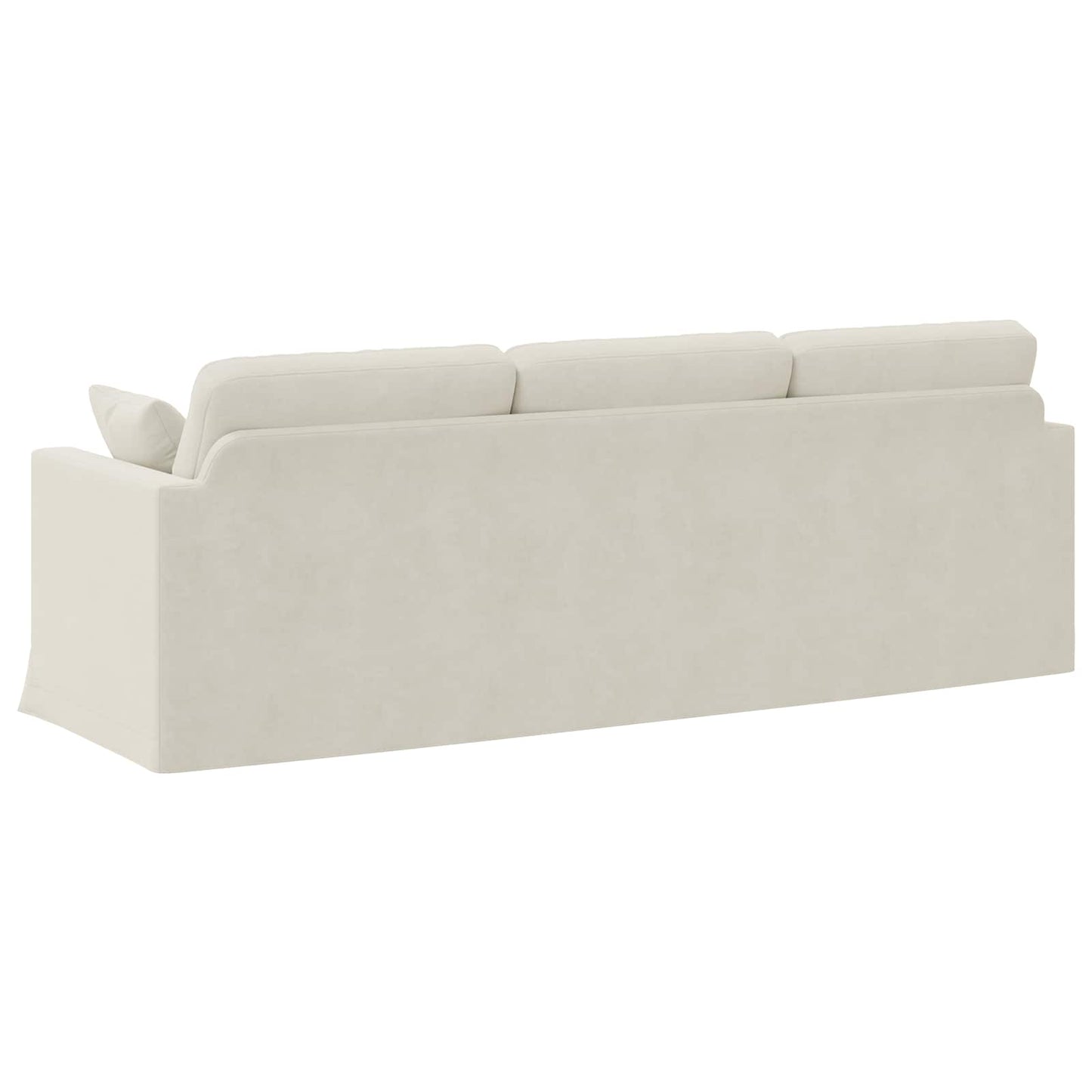 Sofa Creme 228 x 78 x 80 cm Samt