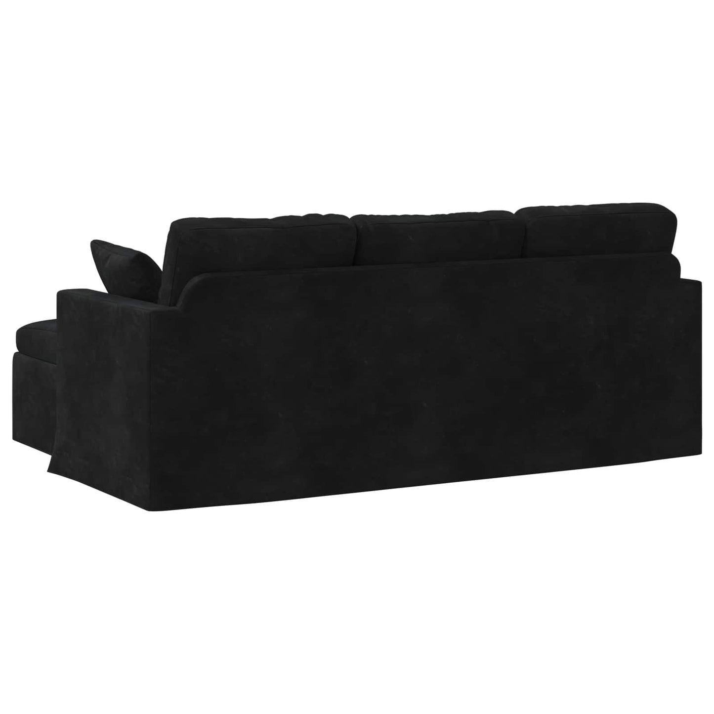 Sofa Schwarz 198 x 134 x 80 cm Samt