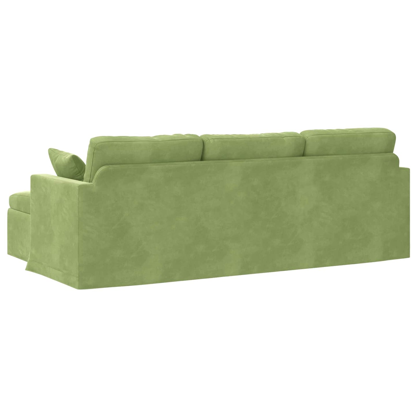 Sofa Hellgrün 228 x 134 x 80 cm Samt