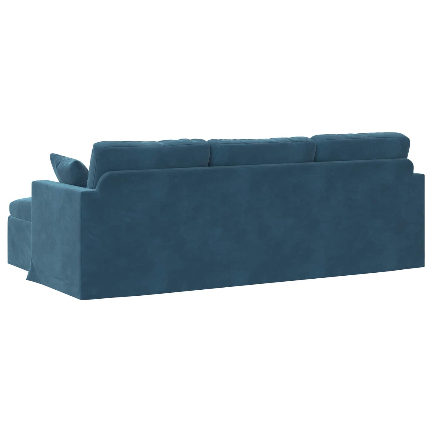 Sofa Blau 228 x 134 x 80 cm Samt