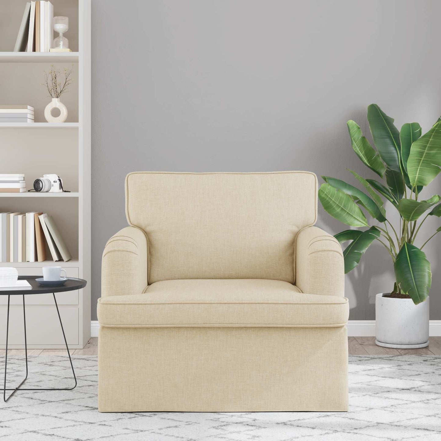 Sofa Creme 84 x 80 x 85 cm Stoff