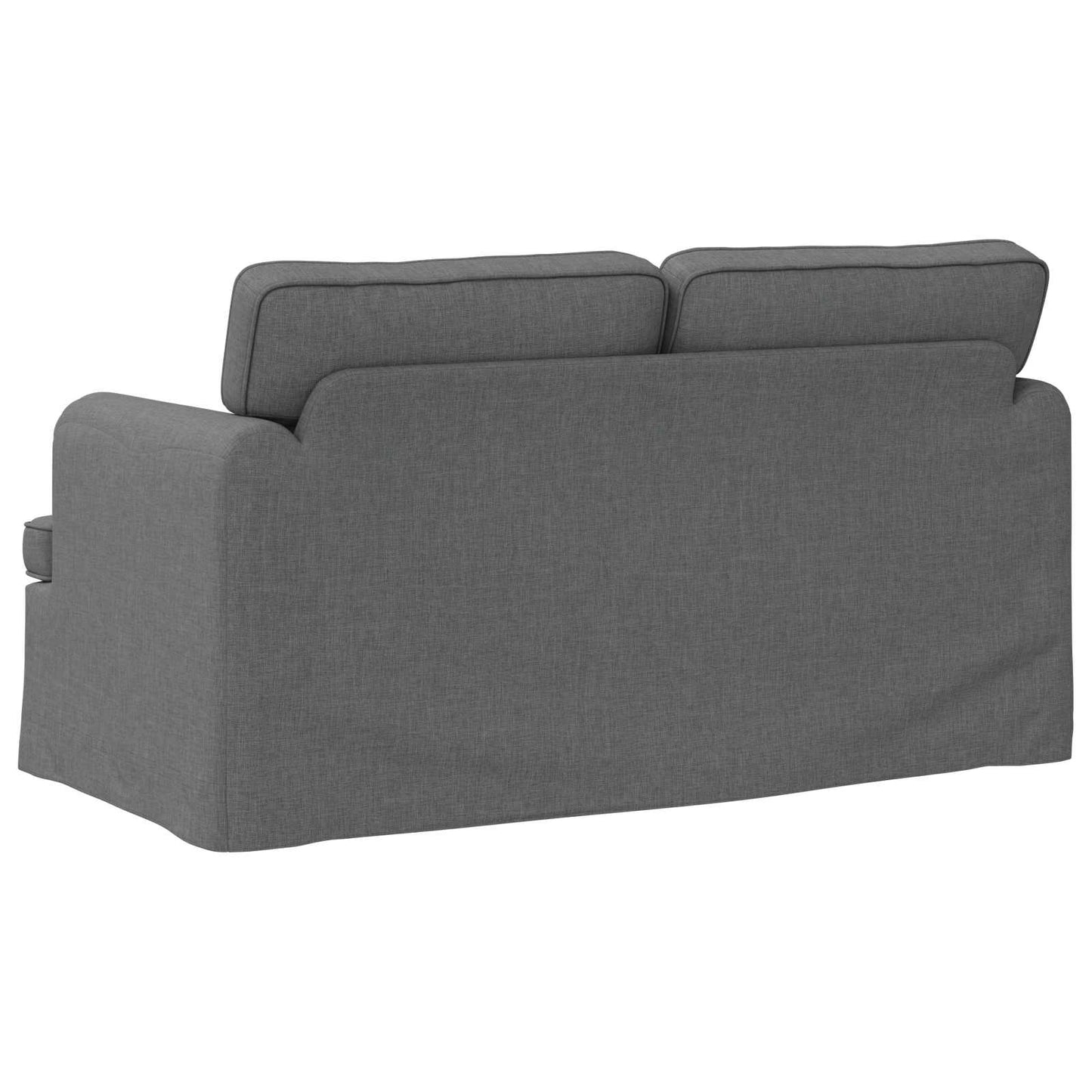 Sofa Dunkelgrau 144 x 80 x 85 cm Stoff