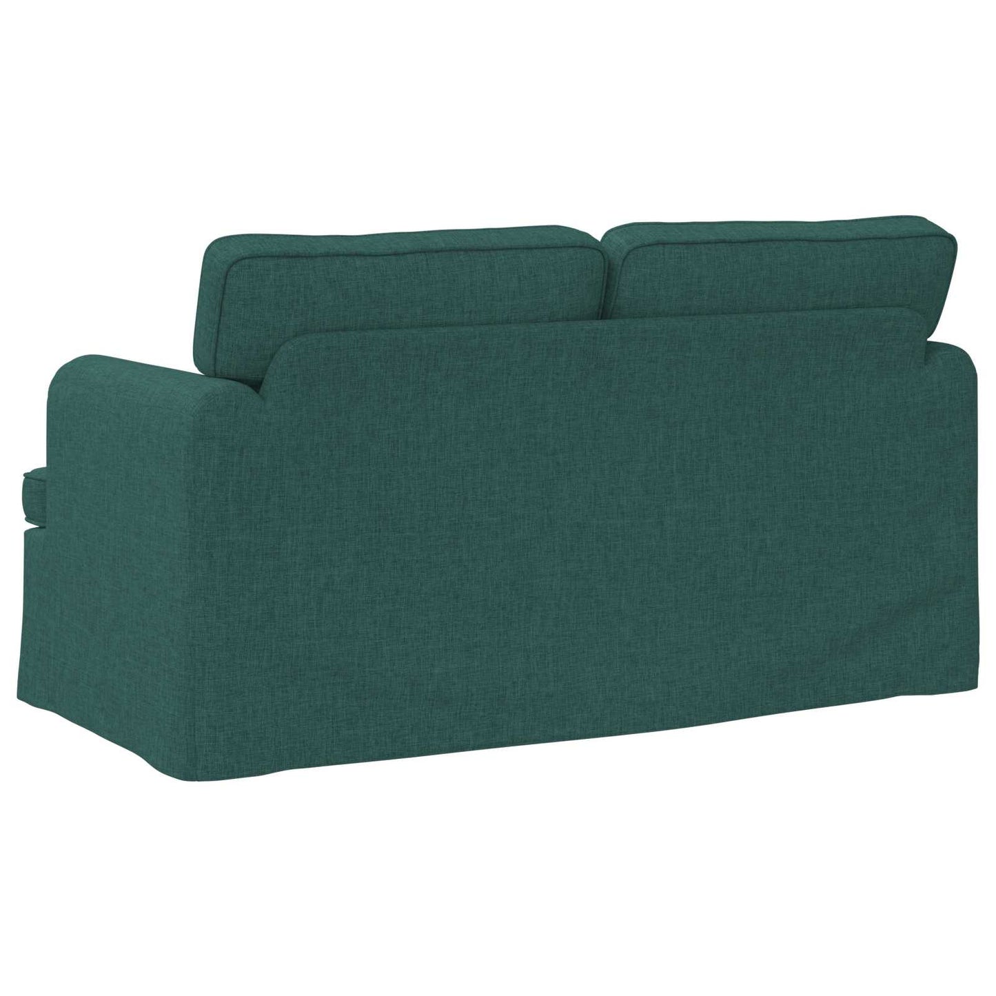 Sofa Dunkelgrün 144 x 80 x 85 cm Stoff