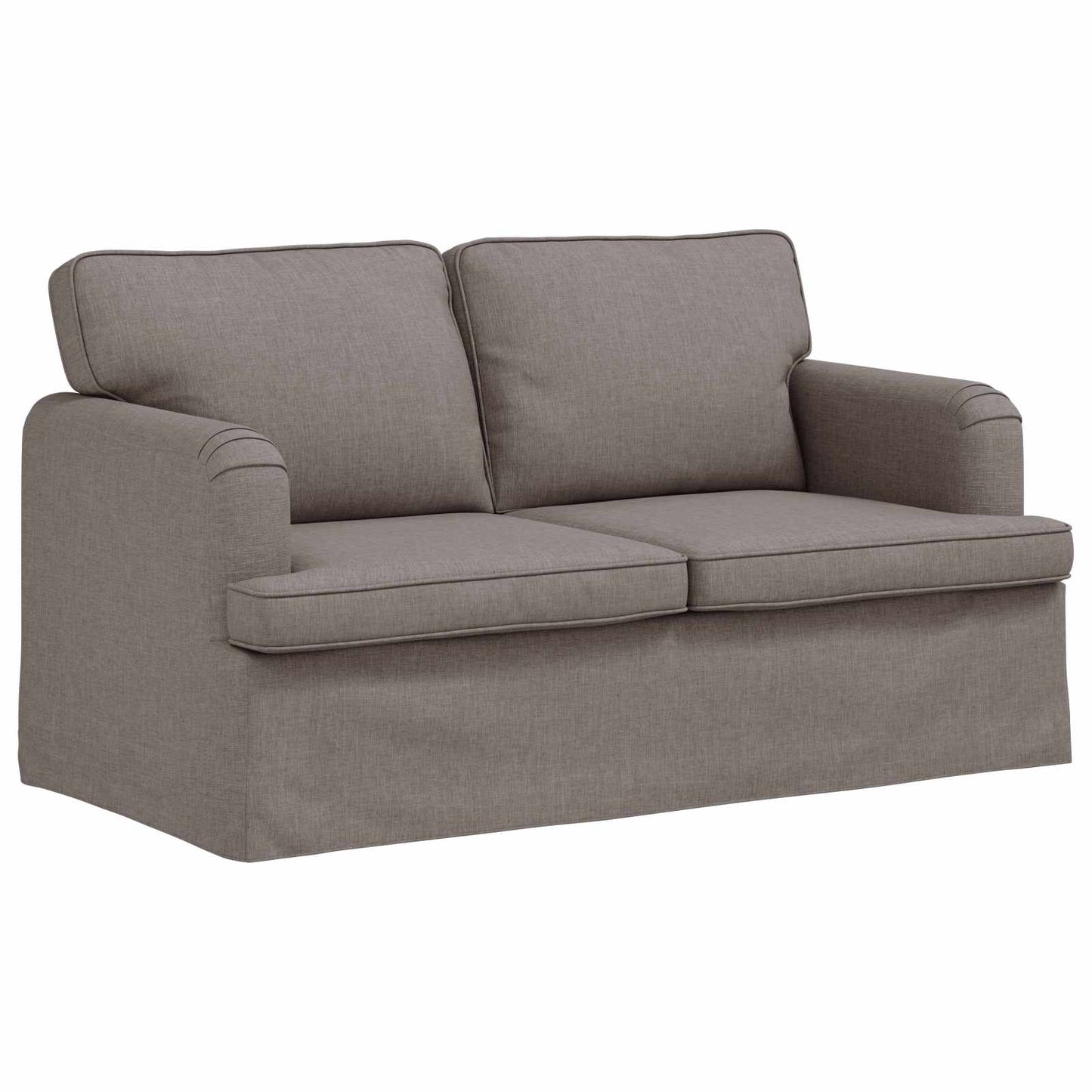 Sofa Taupe 144 x 80 x 85 cm Stoff