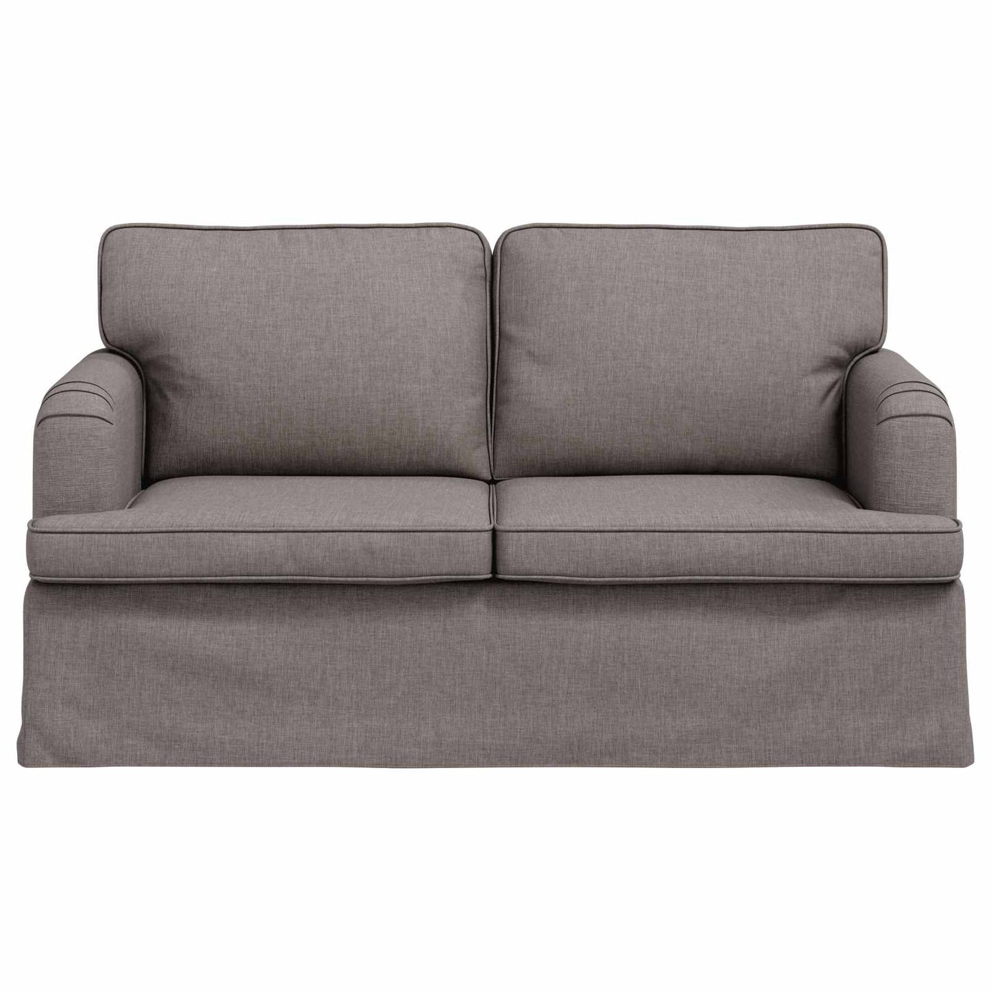 Sofa Taupe 144 x 80 x 85 cm Stoff