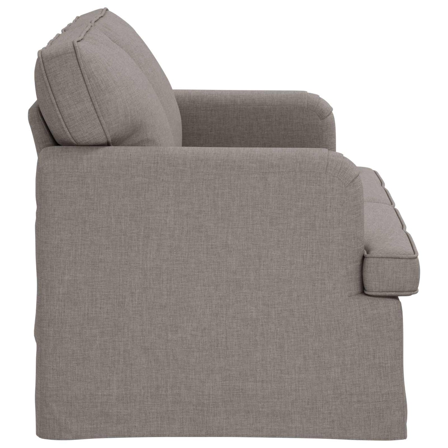 Sofa Taupe 144 x 80 x 85 cm Stoff
