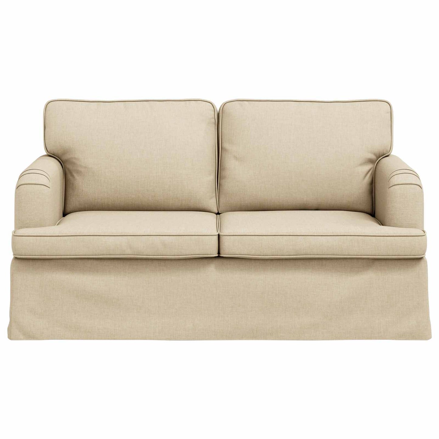 Sofa Creme 144 x 80 x 85 cm Stoff