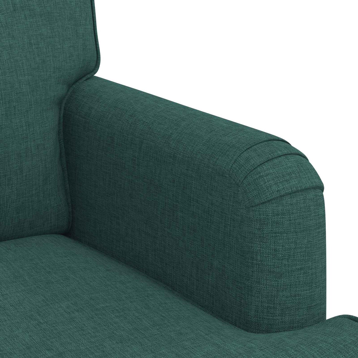 Sofa Dunkelgrün 162 x 80 x 85 cm Stoff