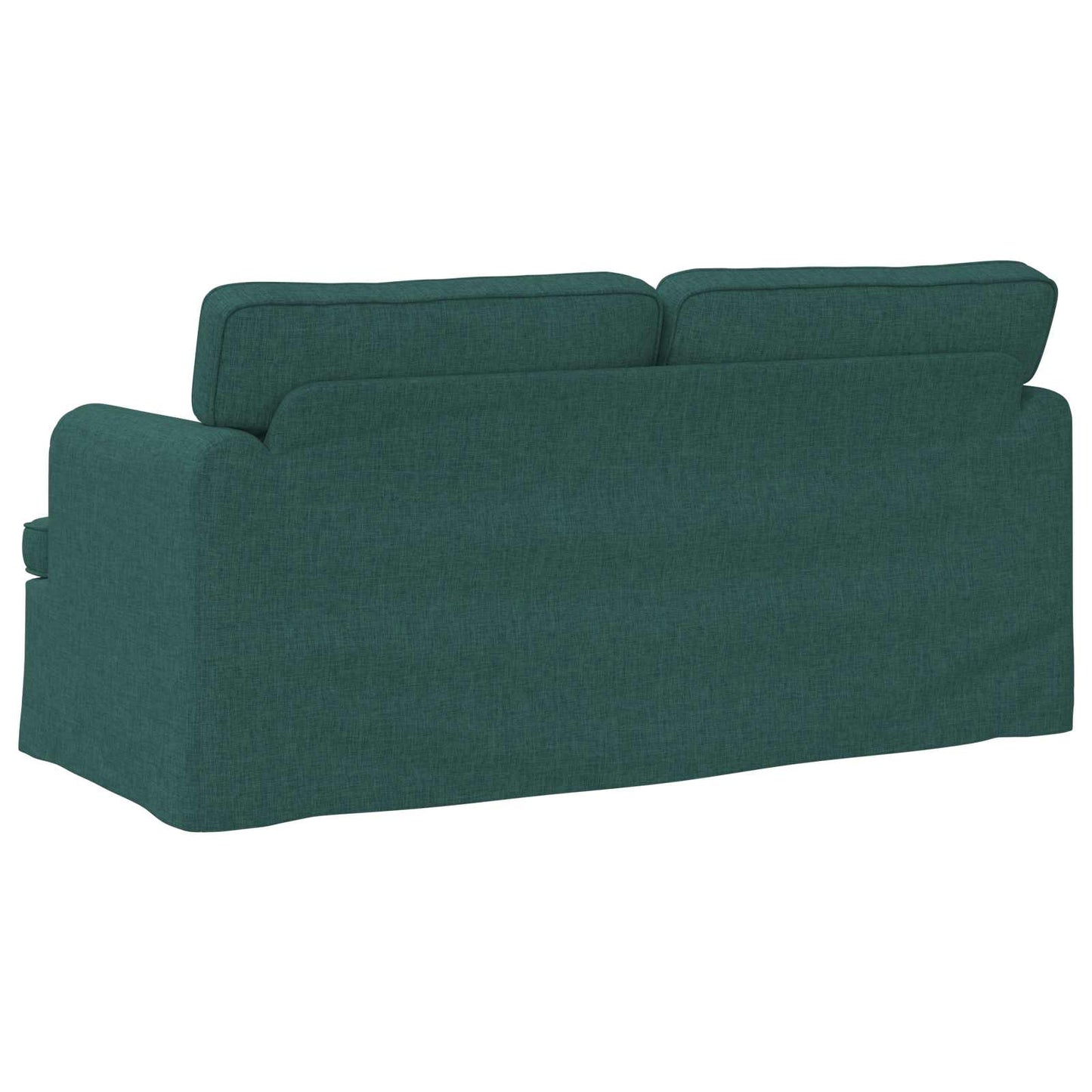 Sofa Dunkelgrün 162 x 80 x 85 cm Stoff