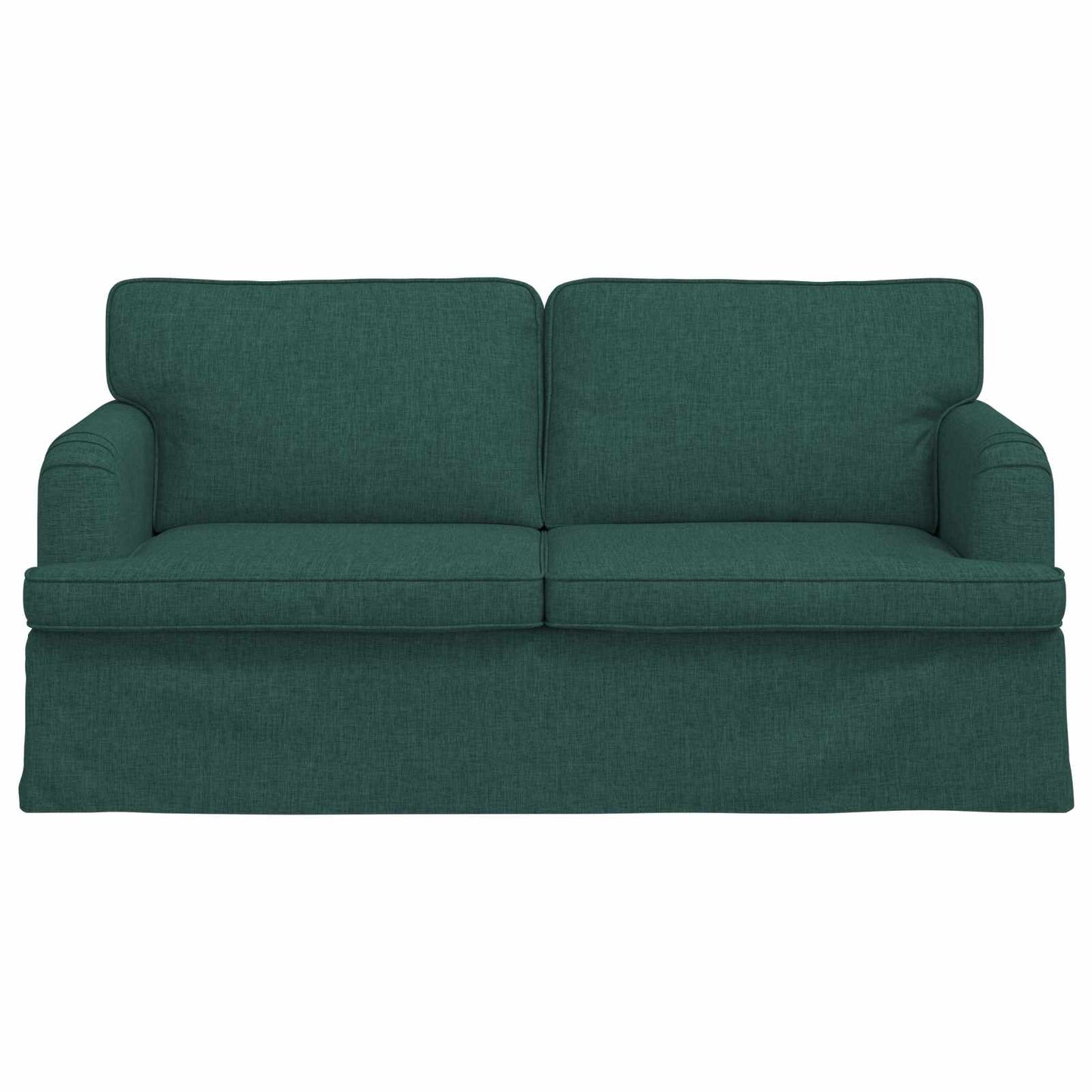 Sofa Dunkelgrün 162 x 80 x 85 cm Stoff