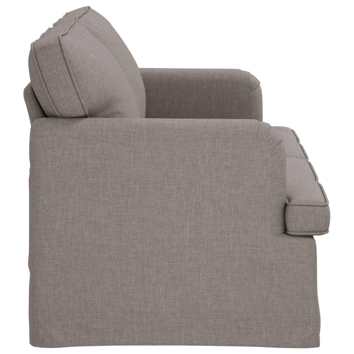 Sofa Taupe 162 x 80 x 85 cm Stoff
