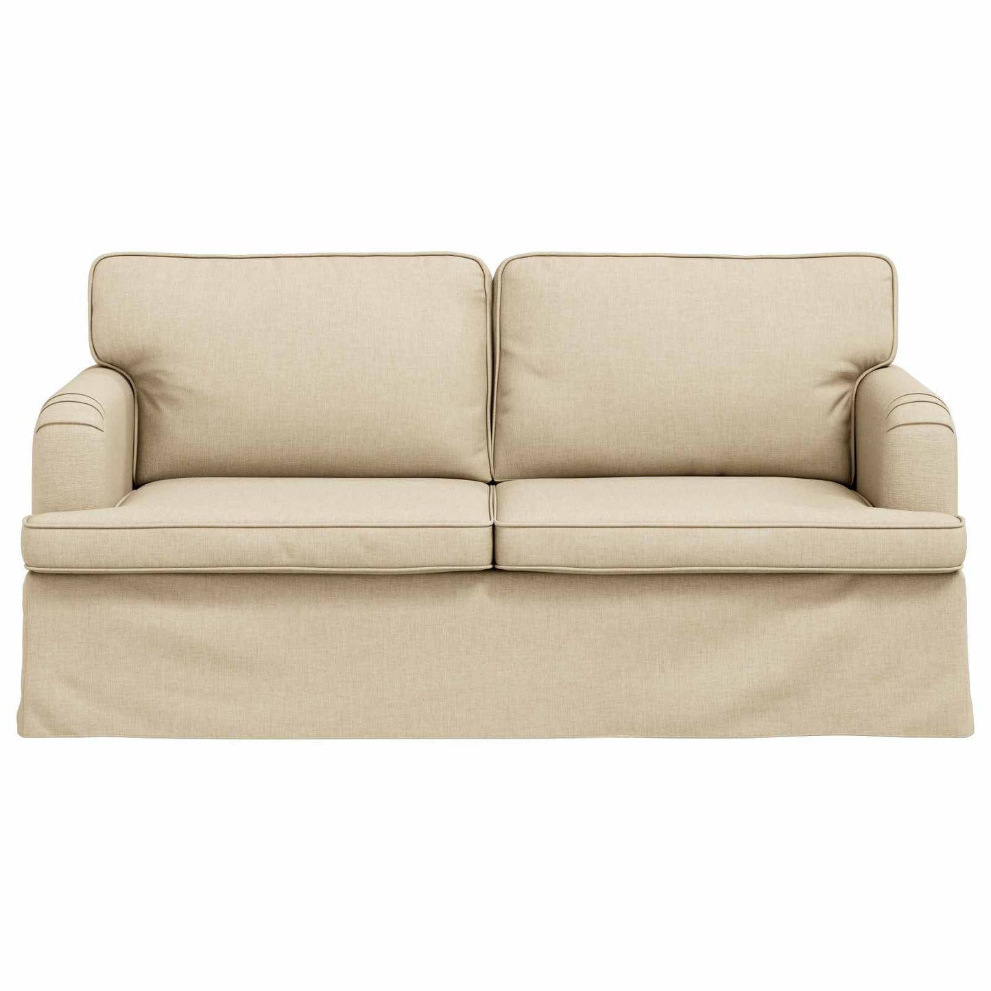 Sofa Creme 162 x 80 x 85 cm Stoff