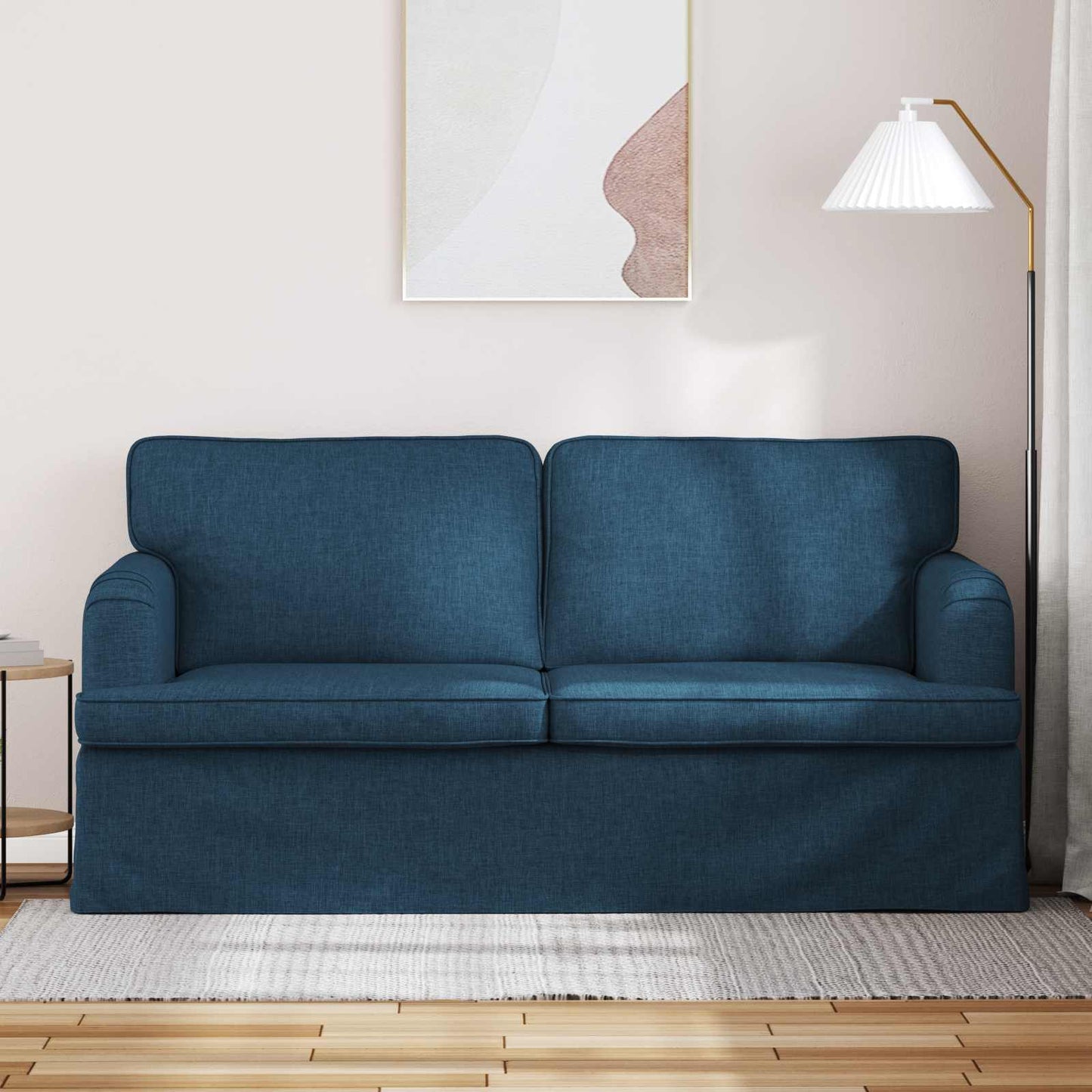Sofa Blau 162 x 80 x 85 cm Stoff