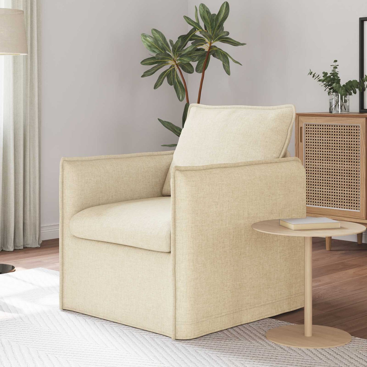 Sofa Creme 75 x 82 x 85 cm Stoff