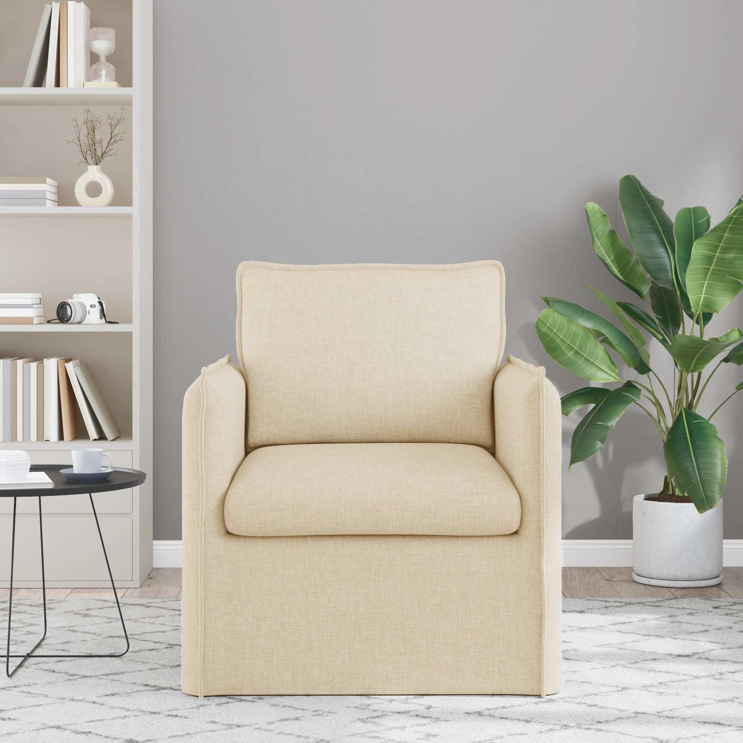 Sofa Creme 75 x 82 x 85 cm Stoff