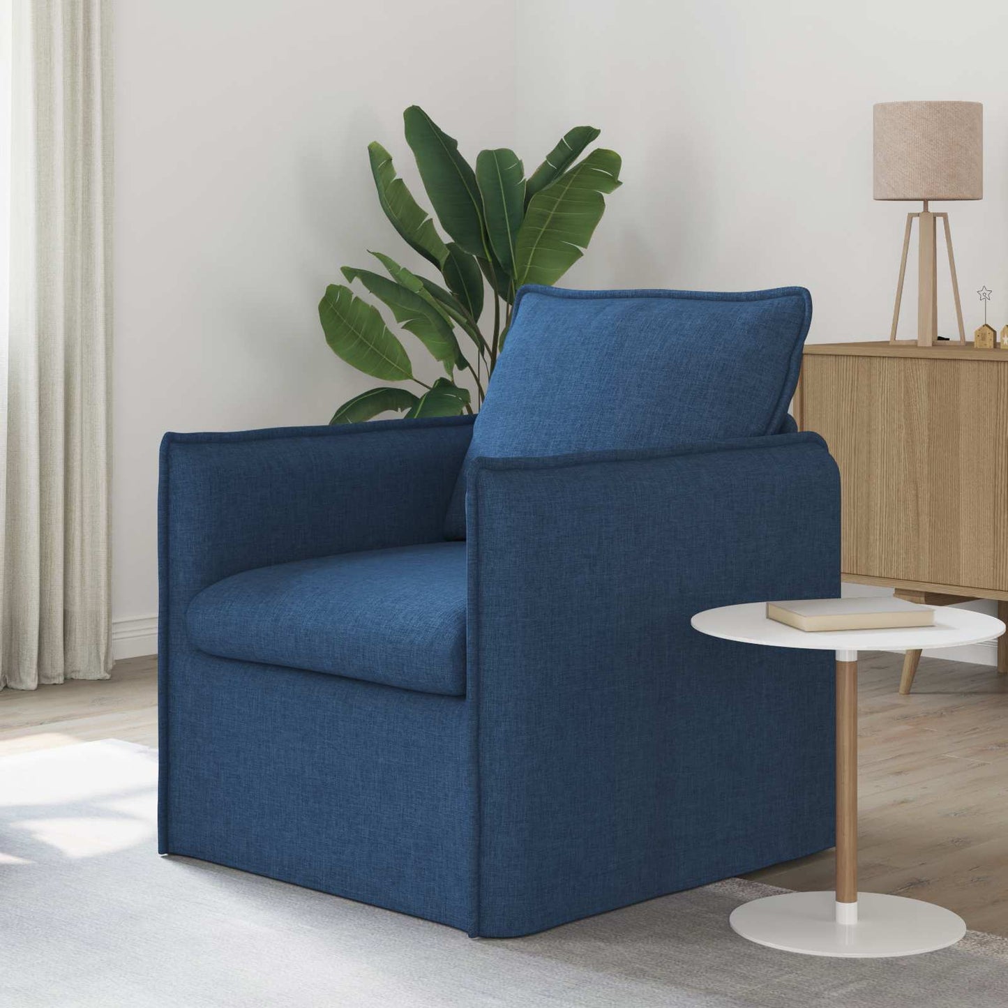 Sofa Blau 75 x 82 x 85 cm Stoff