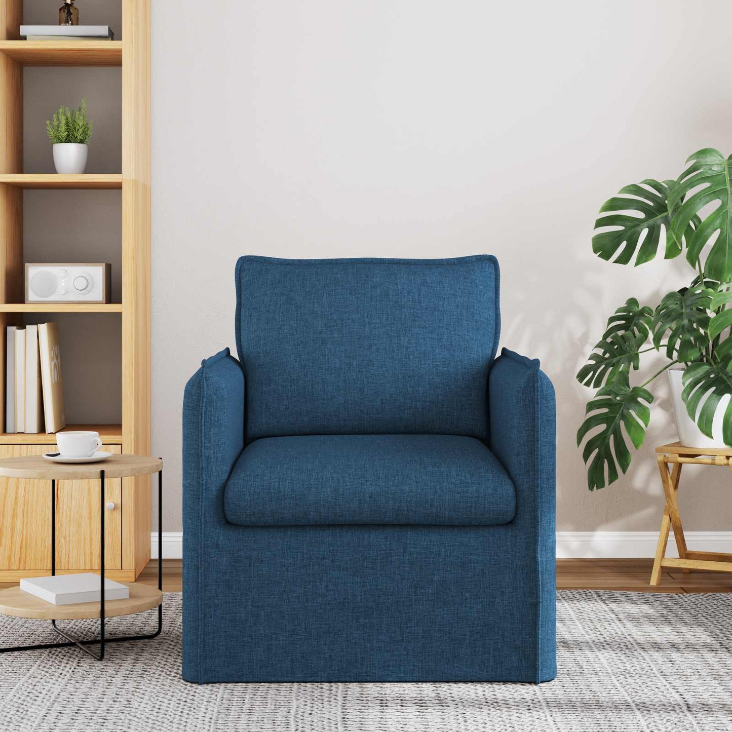 Sofa Blau 75 x 82 x 85 cm Stoff