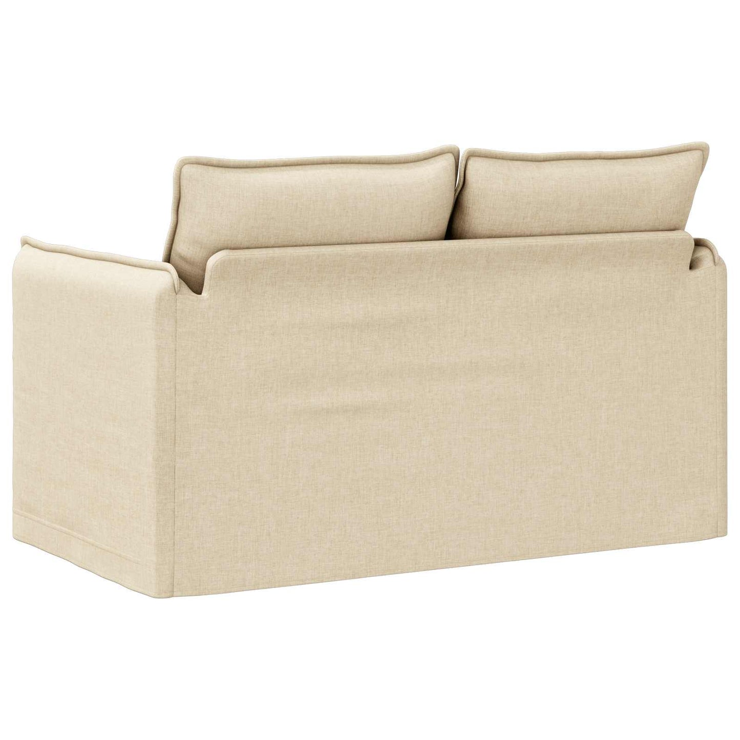 Sofa Creme 136 x 82 x 85 cm Stoff