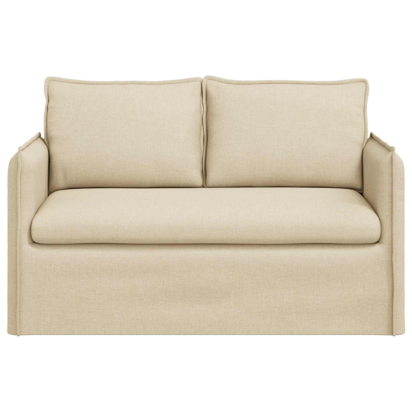 Sofa Creme 136 x 82 x 85 cm Stoff