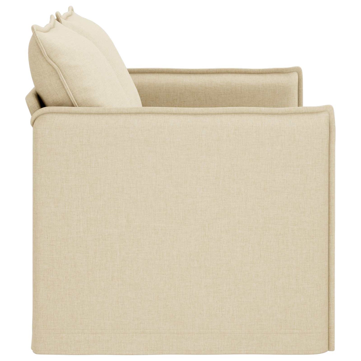 Sofa Creme 136 x 82 x 85 cm Stoff