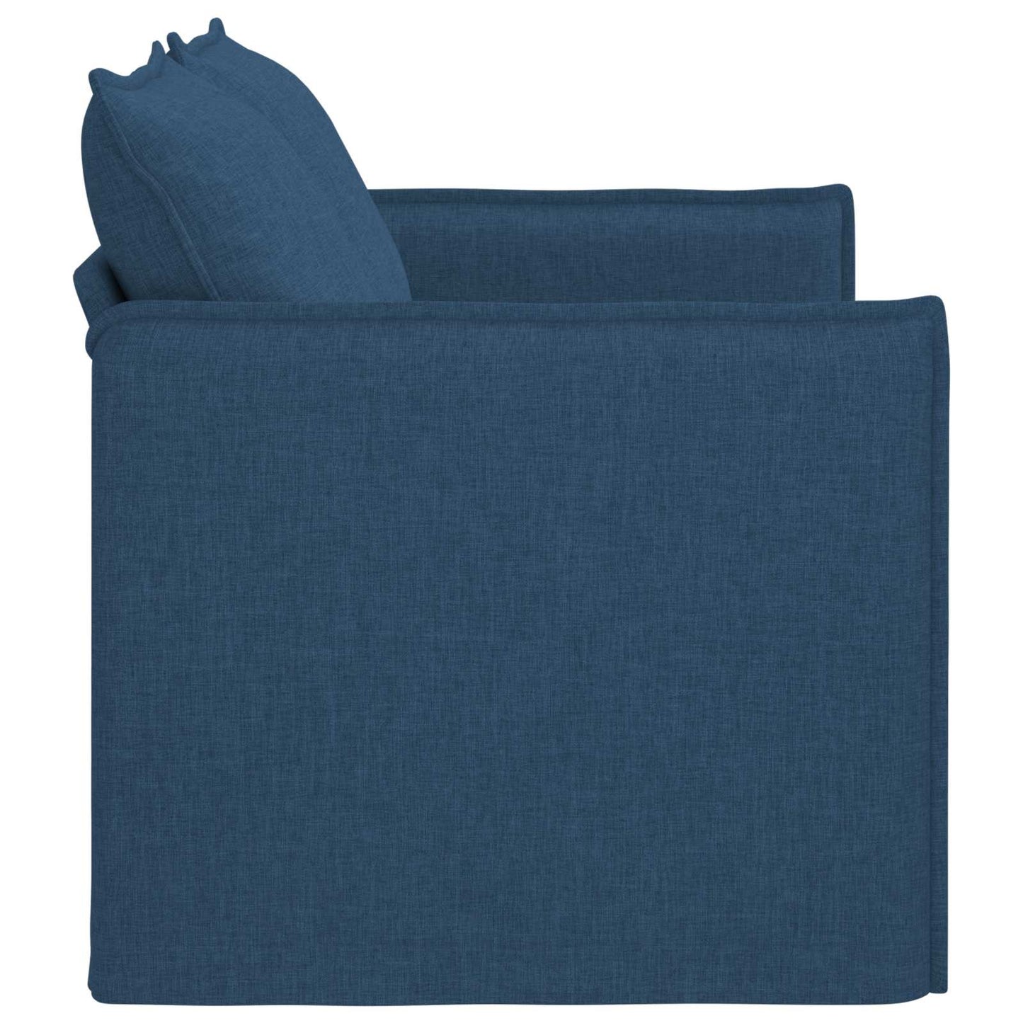 Sofa Blau 136 x 82 x 85 cm Stoff