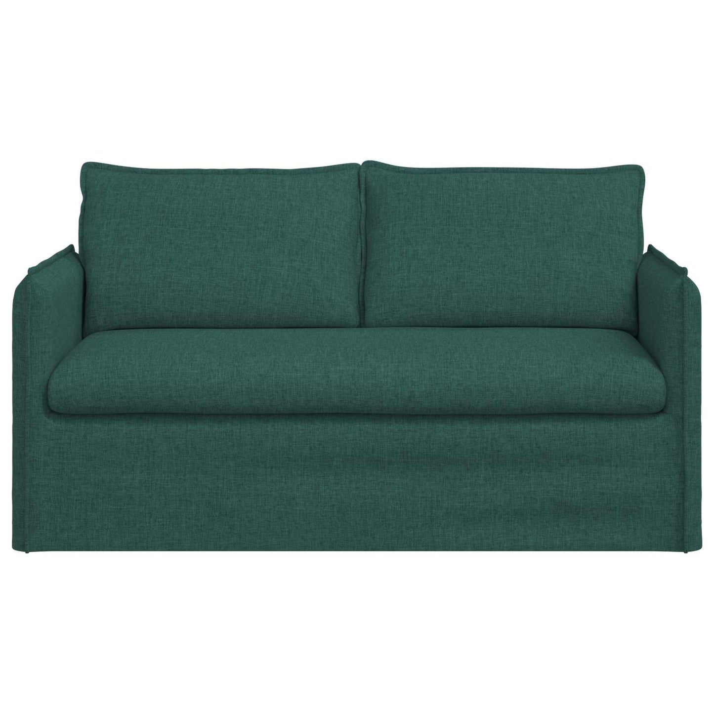 Sofa Dunkelgrün 156 x 82 x 85 cm Stoff