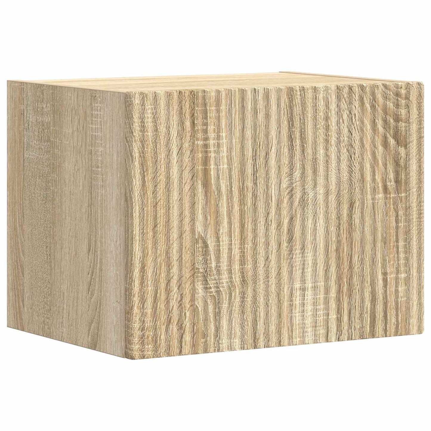 TV-Wandregal-Set Wandmontiert 4 pcs Sonoma-Eiche Holzwerkstoff