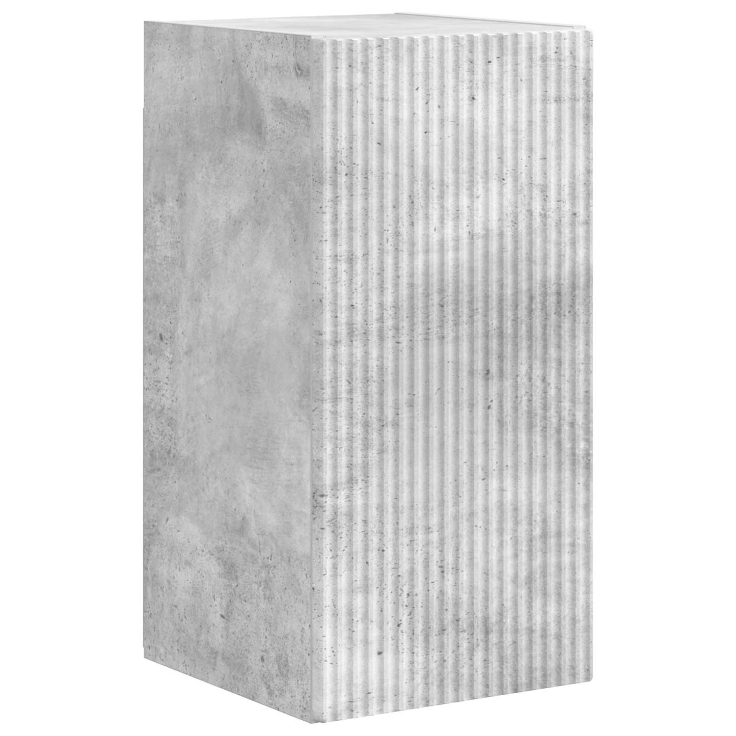 TV-Wandregal-Set Wandmontiert 4 pcs Beton Grau Holzwerkstoff