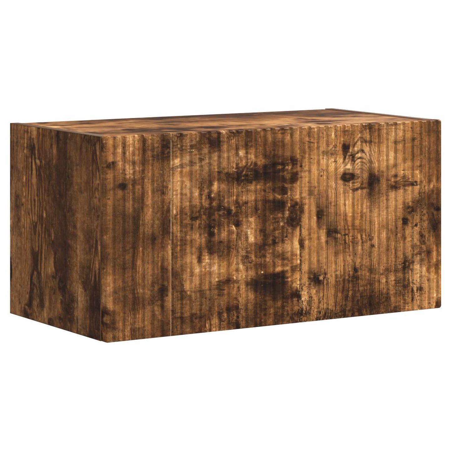 TV-Wandregal-Set 4 pcs Geräucherte Eiche Holzwerkstoff