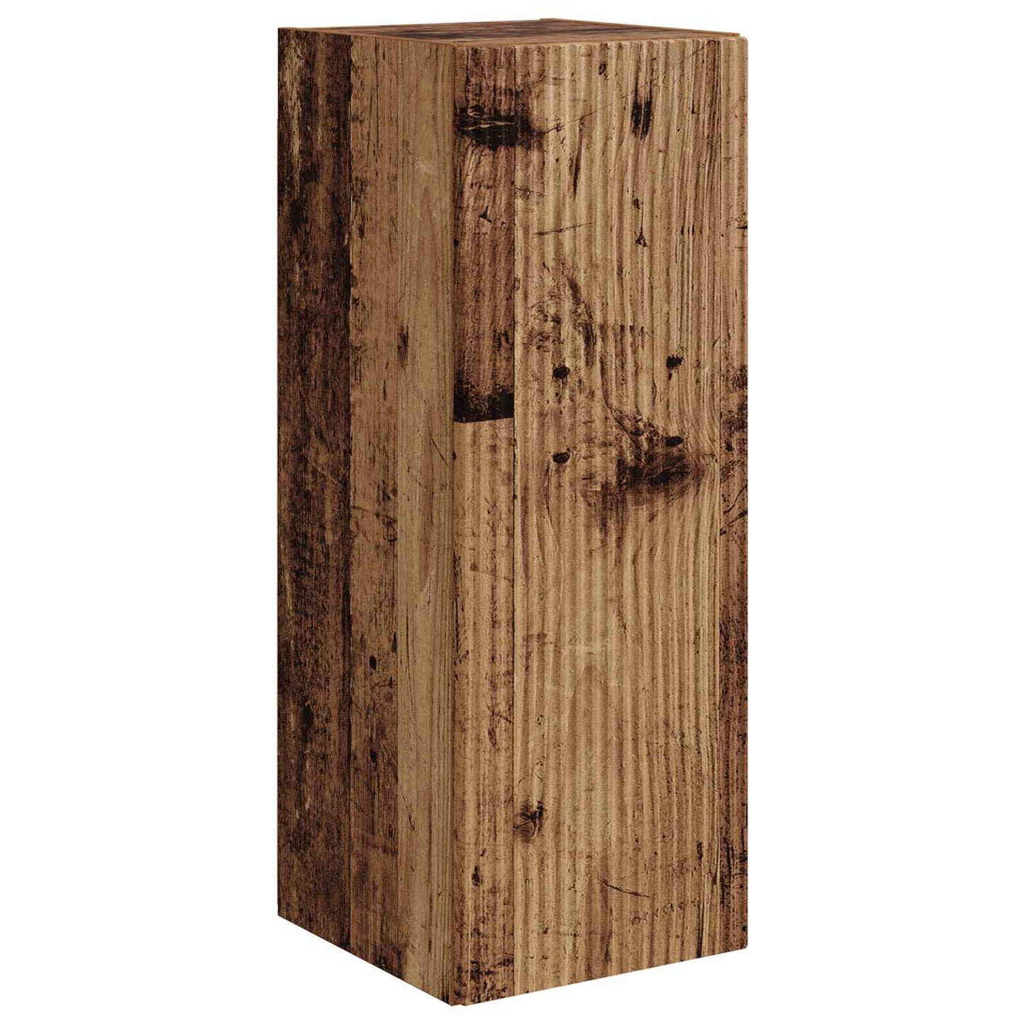 TV-Wandregal-Set Wandmontiert 4 pcs Altholz Holzwerkstoff