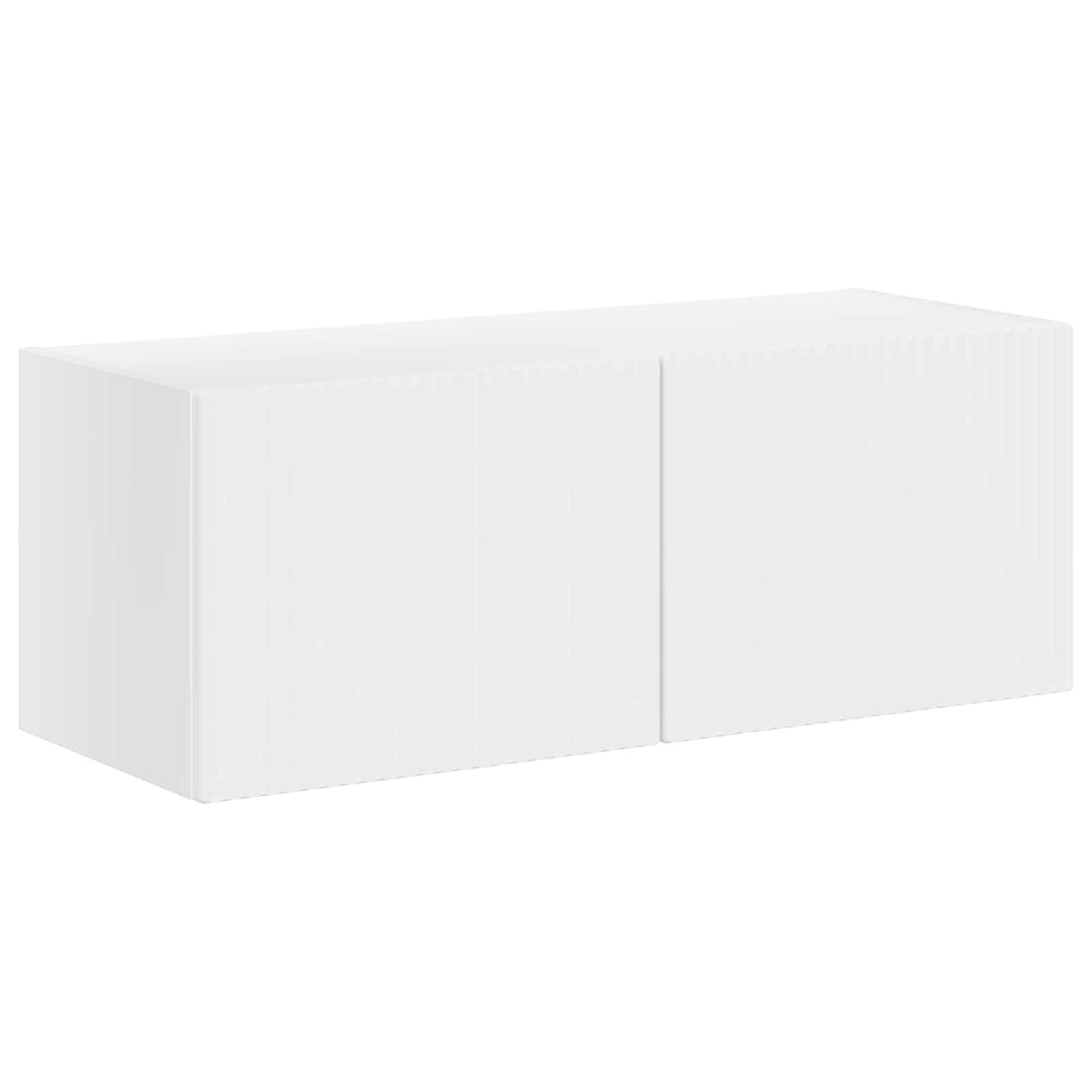 TV-Wandregal-Set Wandmontiert 6 pcs Weiß