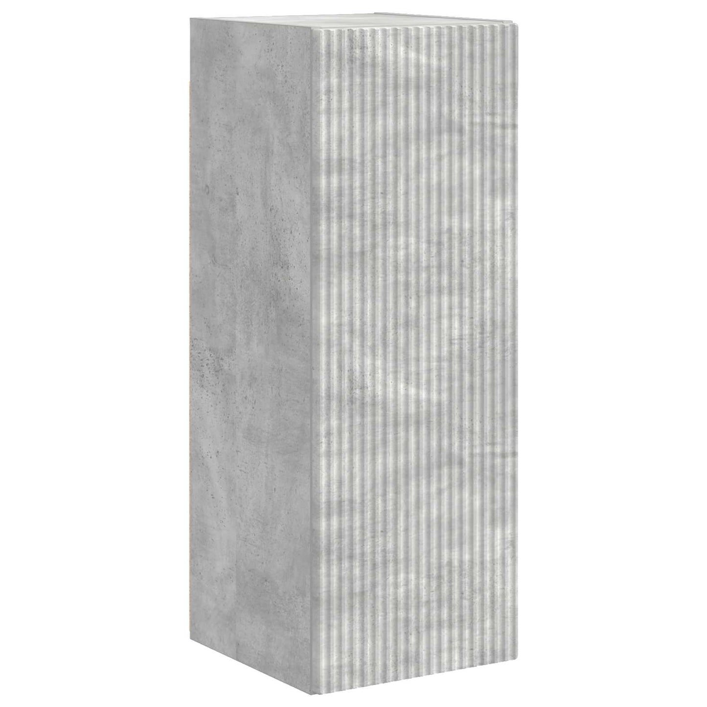 TV-Wandregal-Set Wandmontiert 6 pcs Beton Grau