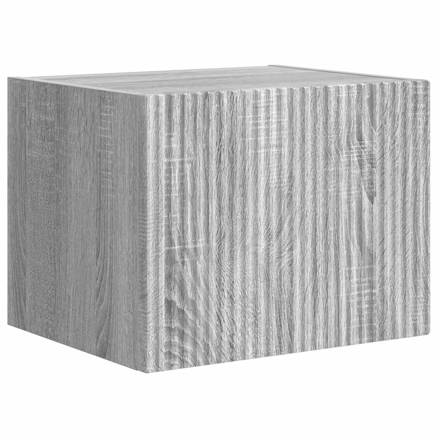 TV-Wandregal-Set Wandmontiert 6 pcs Graues Sonoma