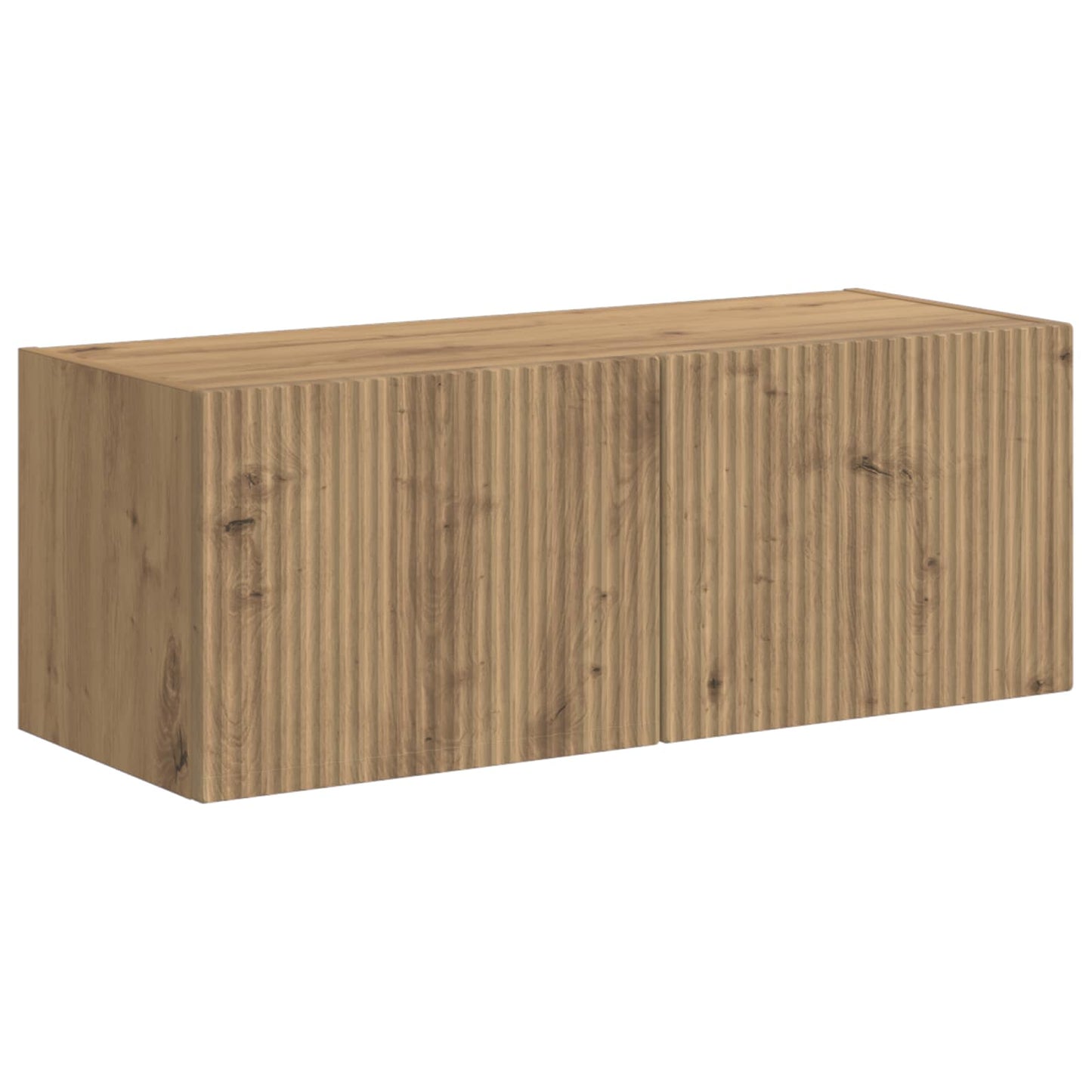 TV-Wandregal-Set Wandmontiert 6 pcs Artisan-Eiche