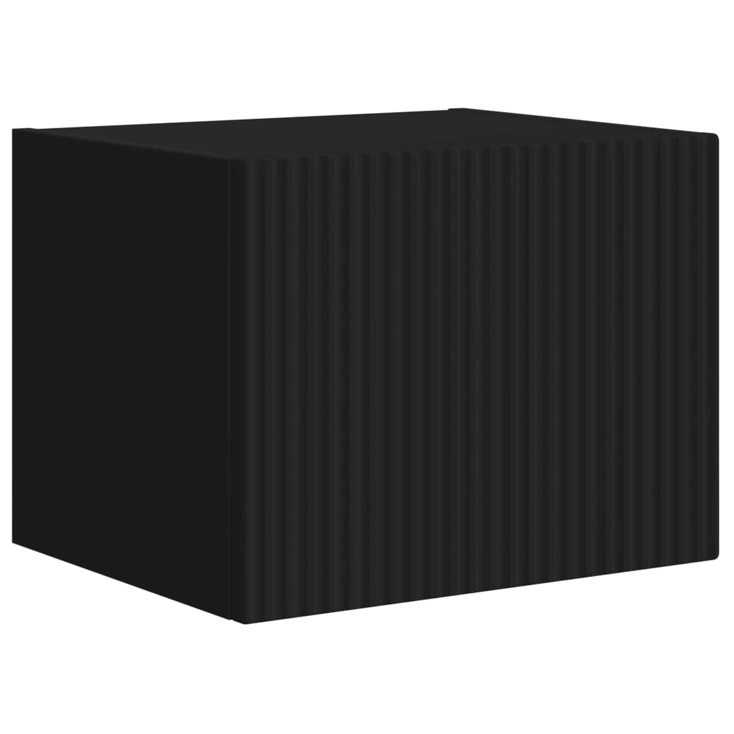 TV-Wandregal-Set Wandmontiert 6 pcs Schwarz