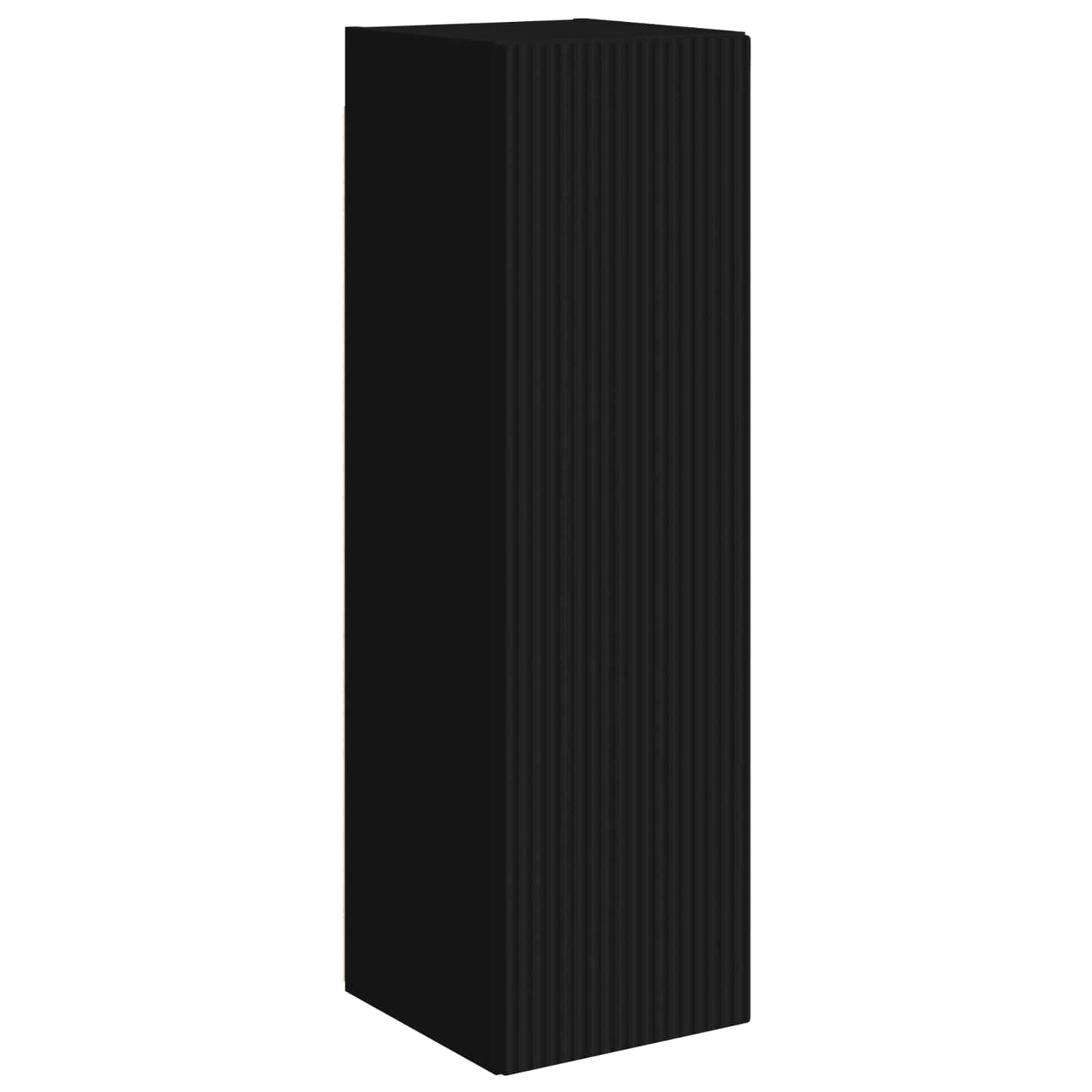 TV-Wandregal-Set Wandmontiert 6 pcs Schwarz