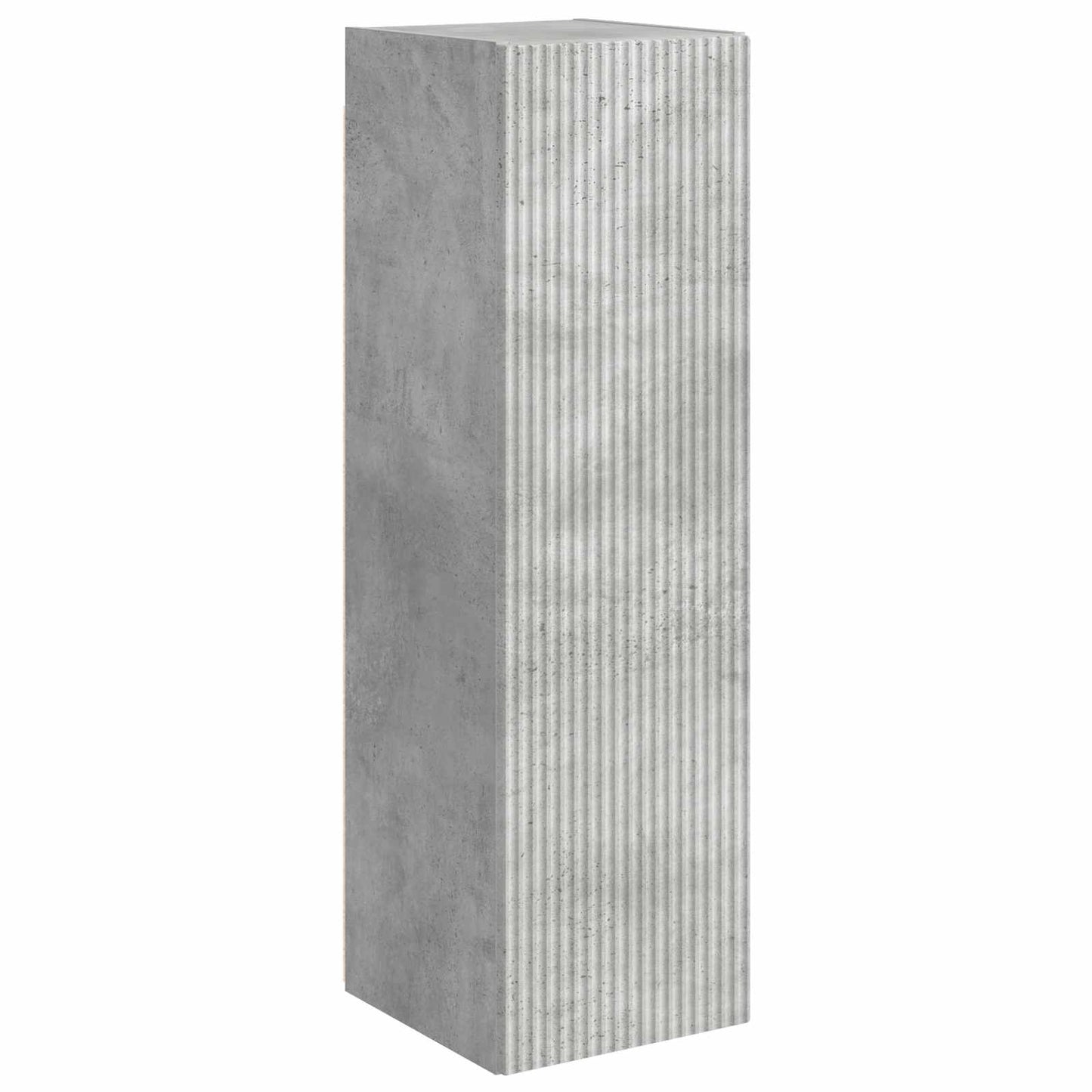 TV-Wandregal-Set Wandmontiert 6 pcs Beton Grau
