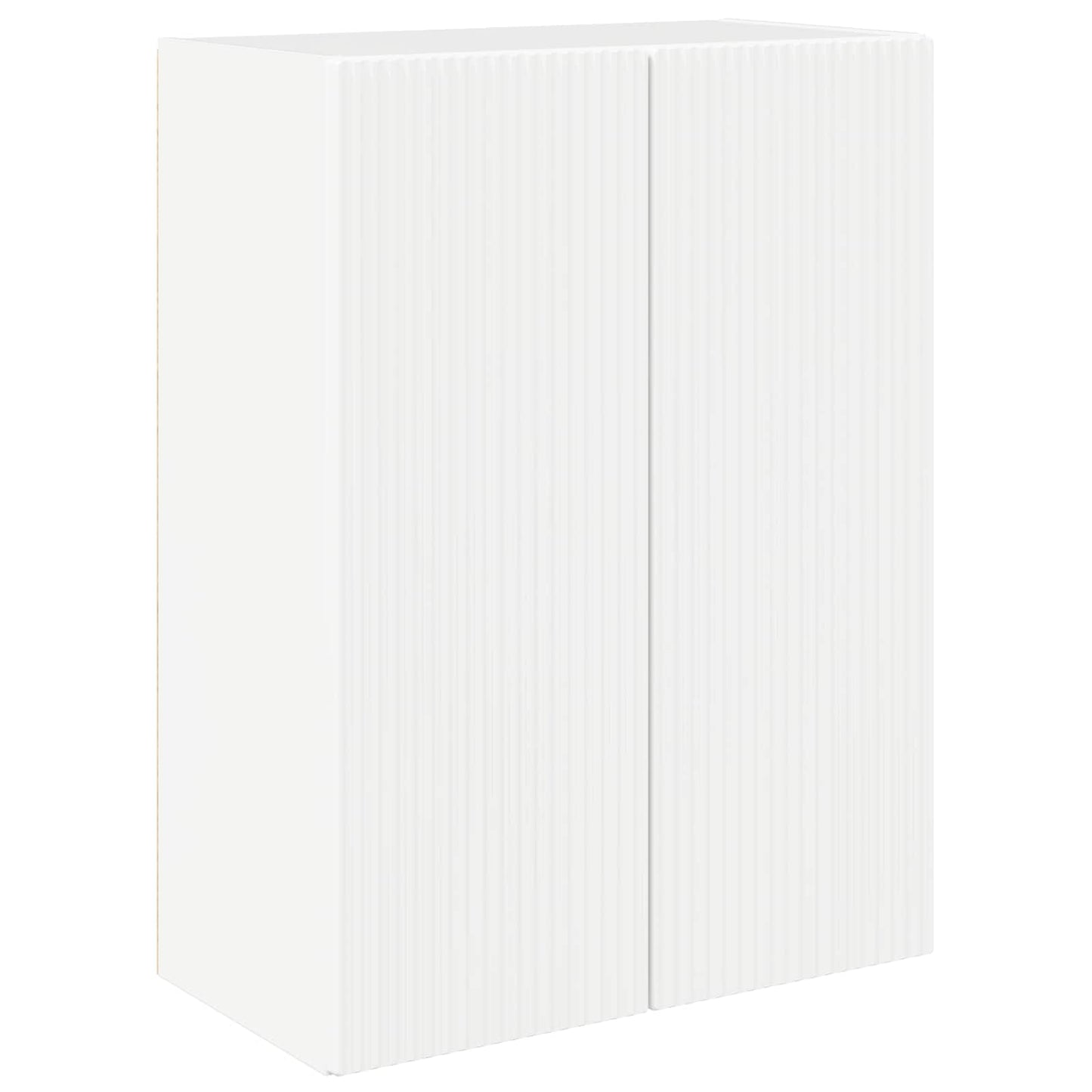 TV-Wandregal-Set Wandmontiert 6 pcs Hochglanz Weiß