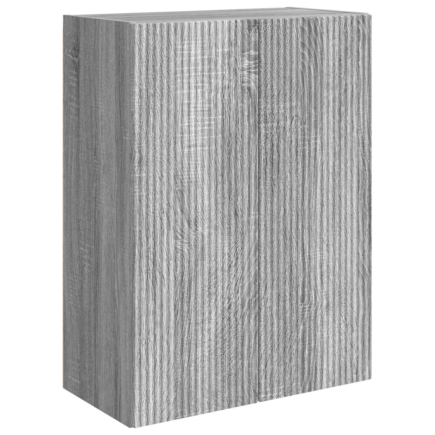 TV-Wandregal-Set Wandmontiert 6 pcs Graues Sonoma