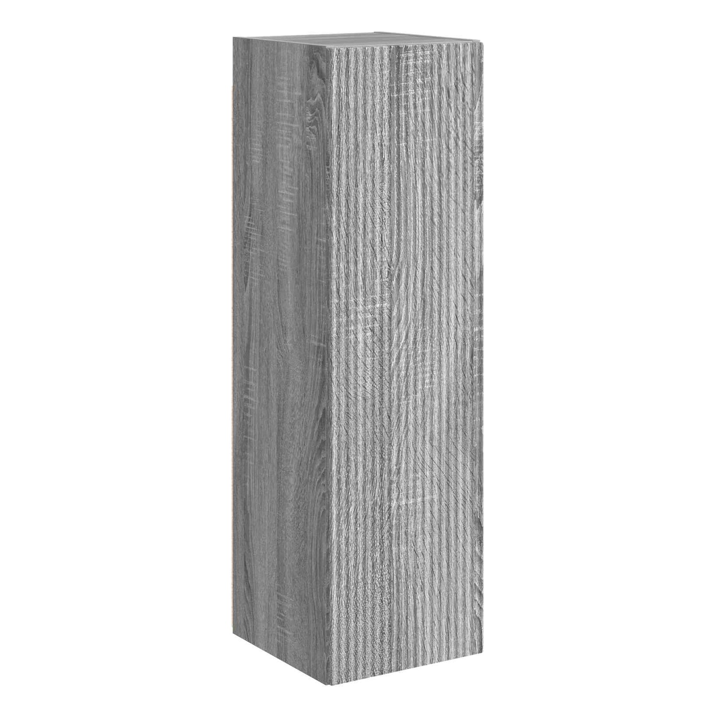 TV-Wandregal-Set Wandmontiert 6 pcs Graues Sonoma