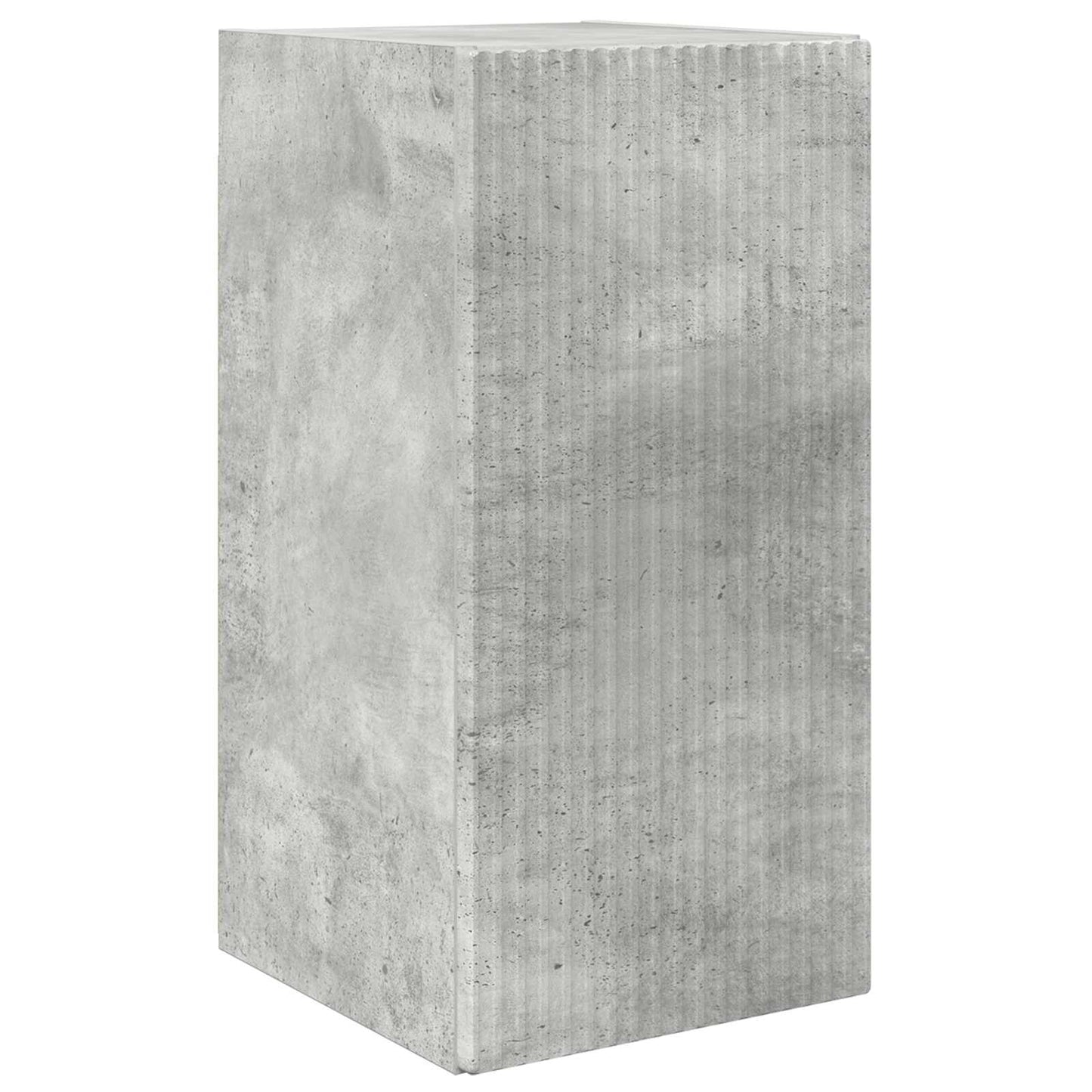 TV-Schrankset Wandmontiert 2 pcs Beton Grau Holzwerkstoff