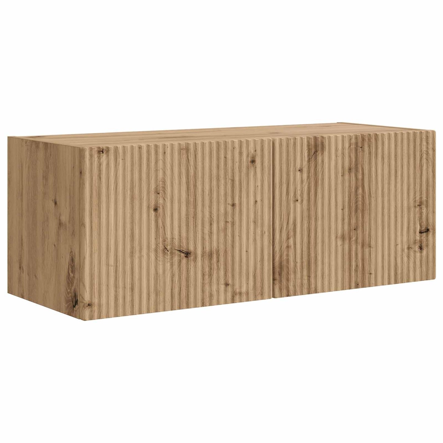 TV-Schrankset Wandmontiert 2 pcs Artisan-Eiche Holzwerkstoff