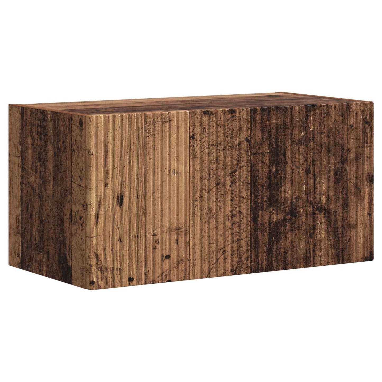 TV-Schrankset Wandmontiert 2 pcs Altholz Holzwerkstoff