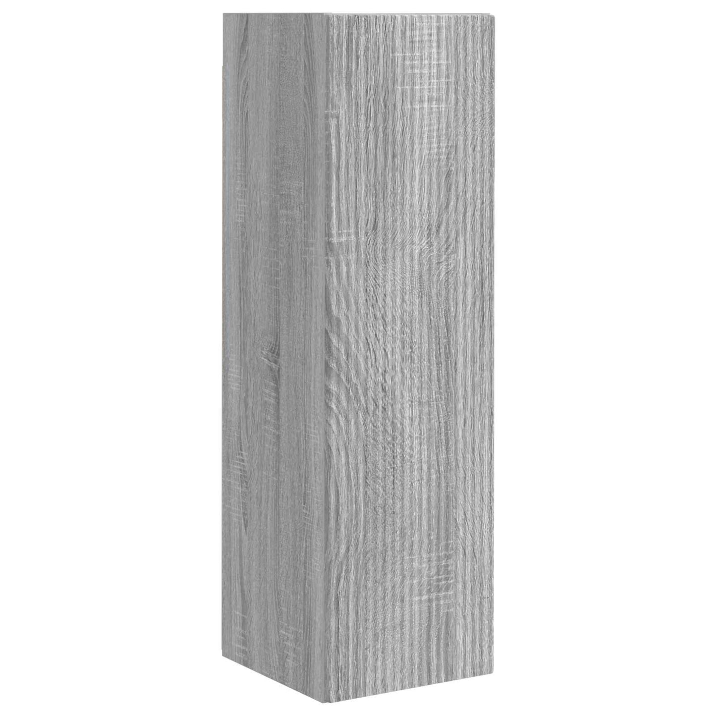 TV-Schrankset Wandmontiert 3 pcs Graues Sonoma Holzwerkstoff