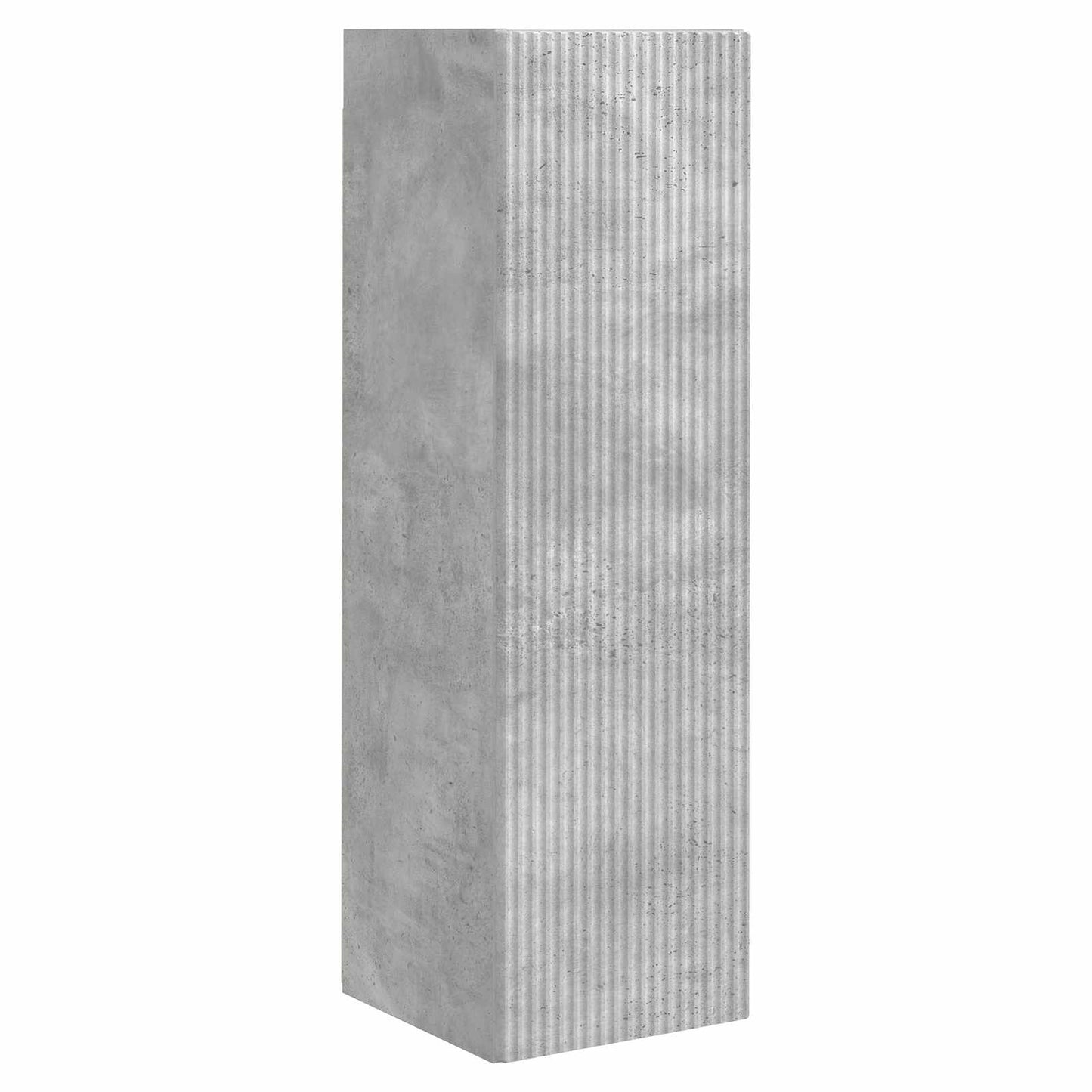 TV-Schrankset Wandmontiert 4 pcs Beton Grau Holzwerkstoff