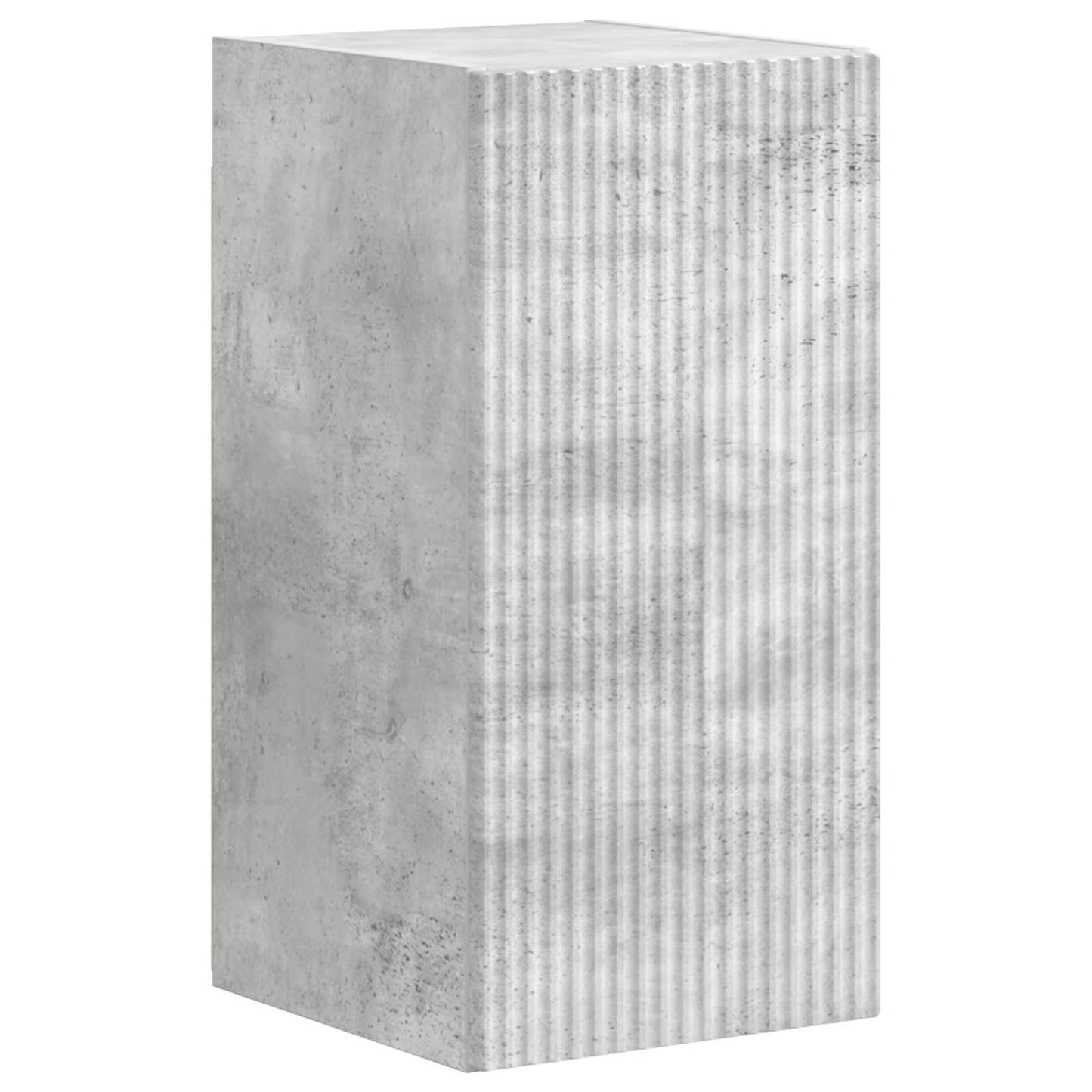 TV-Schrankset Wandmontiert 4 pcs Beton Grau Holzwerkstoff