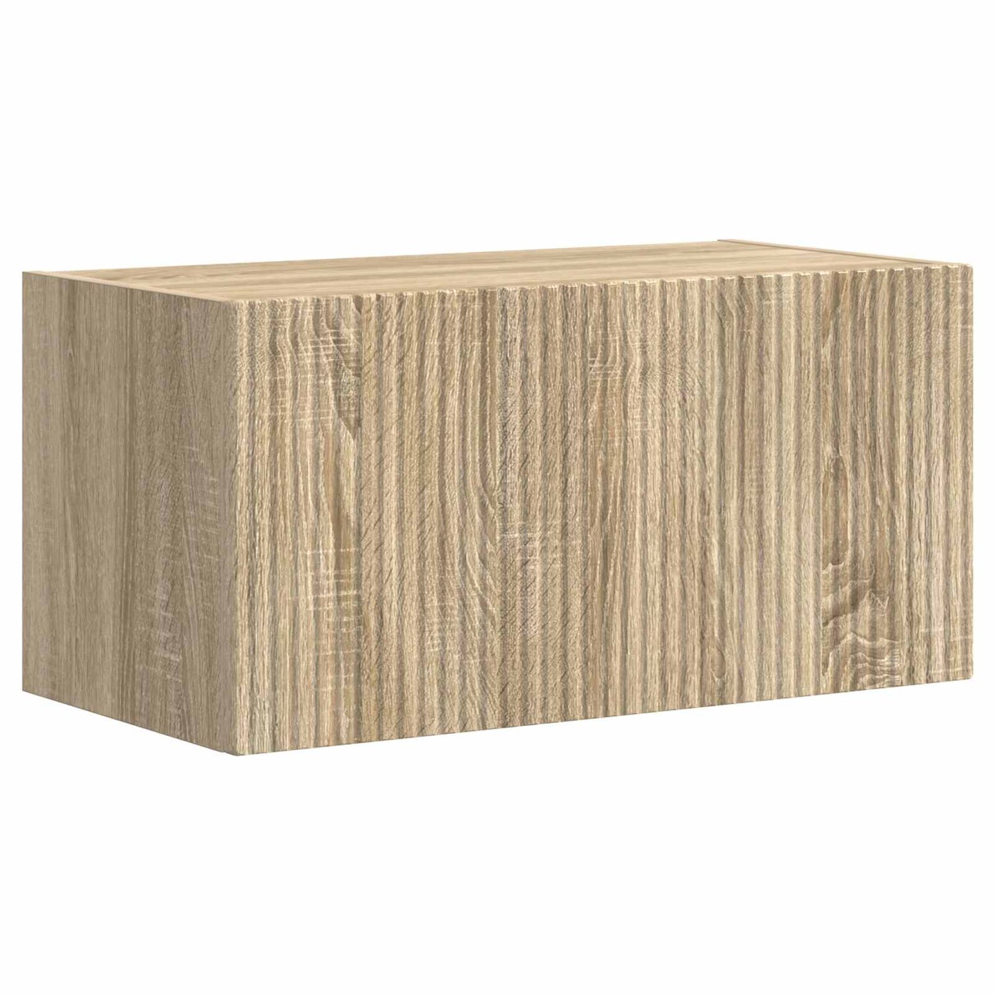 TV-Schrankset Wandmontiert 4 pcs Sonoma-Eiche Holzwerkstoff