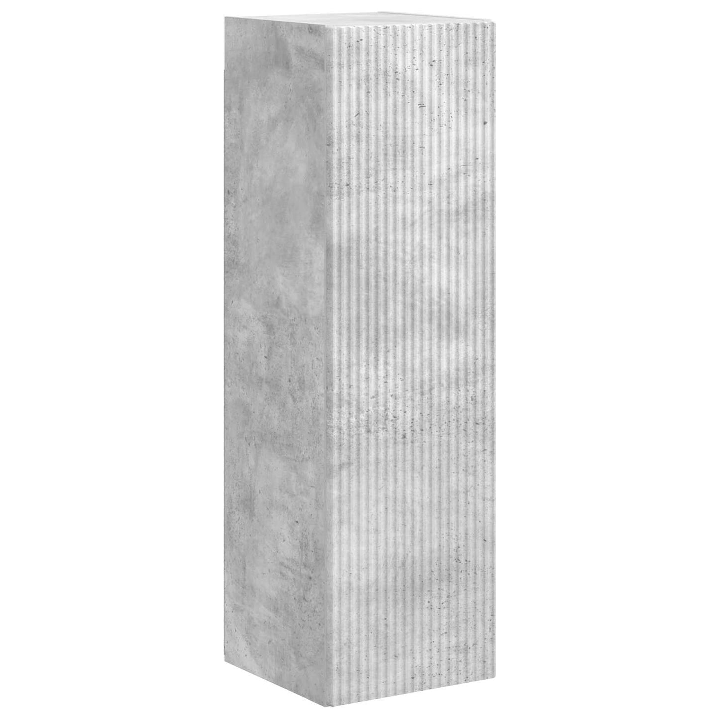 TV-Schrankset Wandmontiert 4 pcs Beton Grau Holzwerkstoff