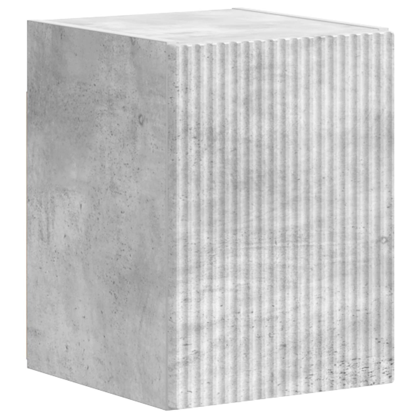 TV-Schrankset Wandmontiert 4 pcs Beton Grau Holzwerkstoff
