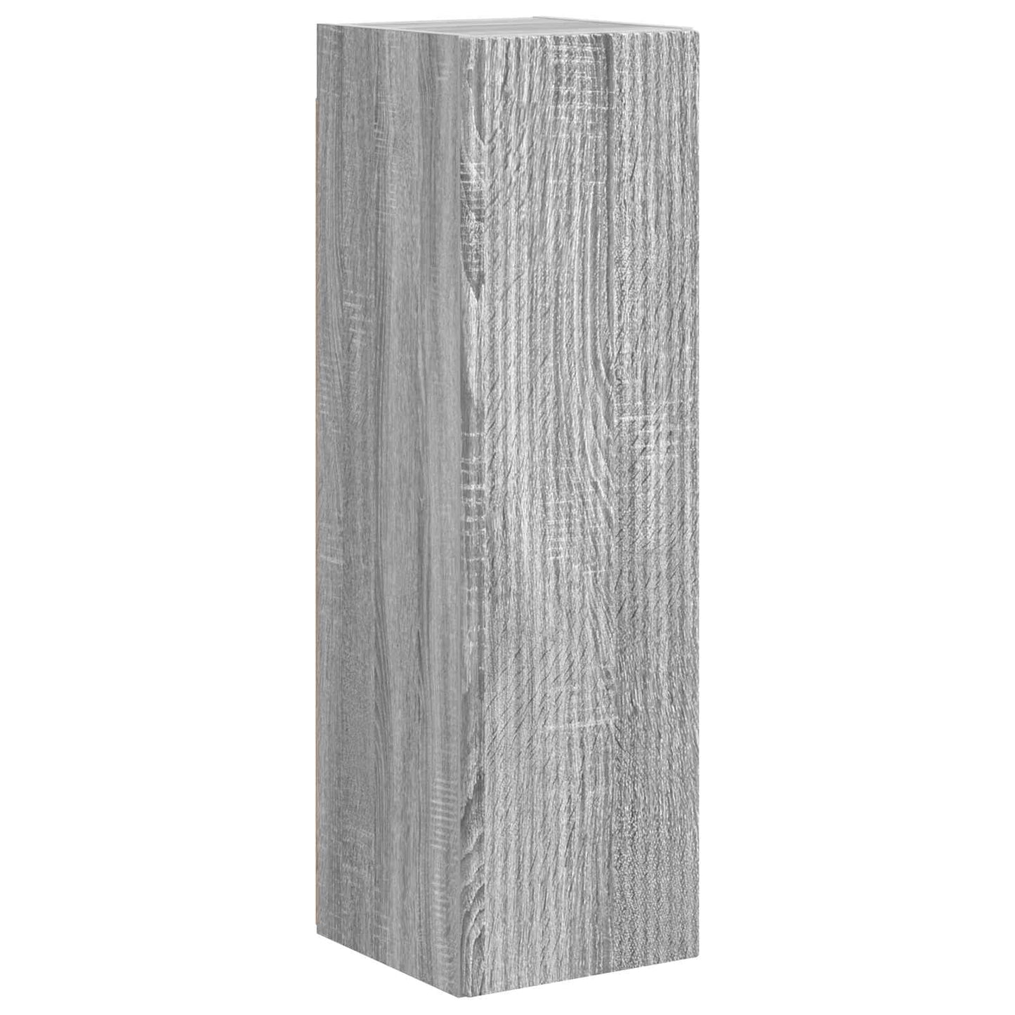TV-Schrankset Wandmontiert 4 pcs Graues Sonoma Holzwerkstoff